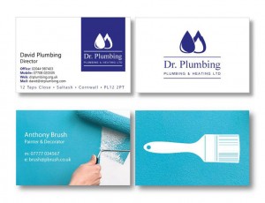 David Plumbing Business card