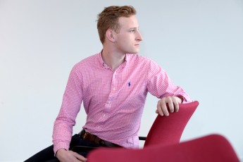 James Thorn 1st prize winner in the Engineers Business Competition