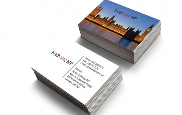 Keith Vaz MP Business card